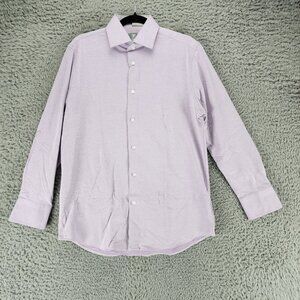Stacy Adams Shirt Mens Medium Purple Long Sleeve Button Up *NWT*